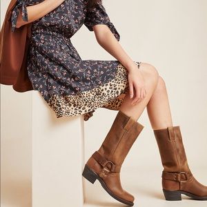 Frye Brown Heeled Boots